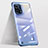 Coque Antichocs Rigide Transparente Crystal Etui Housse H02 pour Oppo Find X5 5G Bleu