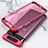 Coque Antichocs Rigide Transparente Crystal Etui Housse H02 pour Samsung Galaxy A90 4G Rouge