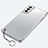 Coque Antichocs Rigide Transparente Crystal Etui Housse H02 pour Samsung Galaxy S21 Plus 5G Argent