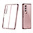 Coque Antichocs Rigide Transparente Crystal Etui Housse H02 pour Samsung Galaxy Z Fold3 5G Or Rose