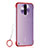 Coque Antichocs Rigide Transparente Crystal Etui Housse H02 pour Xiaomi Redmi K30 4G Rouge