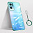 Coque Antichocs Rigide Transparente Crystal Etui Housse H03 pour Oppo Reno7 Pro 5G Vert