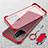 Coque Antichocs Rigide Transparente Crystal Etui Housse H03 pour Xiaomi Mi 11i 5G Rouge