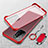 Coque Antichocs Rigide Transparente Crystal Etui Housse H03 pour Xiaomi Mi 11X 5G Rouge