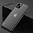 Coque Antichocs Rigide Transparente Crystal Etui Housse H06 pour Apple iPhone 15 Noir