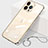 Coque Antichocs Rigide Transparente Crystal Etui Housse H09 pour Apple iPhone 13 Pro Max Or