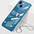 Coque Antichocs Rigide Transparente Crystal Etui Housse H09 pour Apple iPhone 14 Bleu