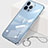 Coque Antichocs Rigide Transparente Crystal Etui Housse H09 pour Apple iPhone 14 Pro Max Bleu