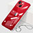 Coque Antichocs Rigide Transparente Crystal Etui Housse H09 pour Apple iPhone 15 Rouge
