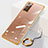 Coque Antichocs Rigide Transparente Crystal Etui Housse JS1 pour Samsung Galaxy Note 20 5G Or