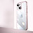 Coque Antichocs Rigide Transparente Crystal Etui Housse QC2 pour Apple iPhone 13 Or Rose