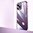 Coque Antichocs Rigide Transparente Crystal Etui Housse QC2 pour Apple iPhone 15 Pro Violet