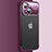 Coque Antichocs Rigide Transparente Crystal Etui Housse QC4 pour Apple iPhone 13 Vin Rouge