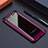 Coque Antichocs Rigide Transparente Crystal Etui Housse S01 pour Oppo Find X Super Flash Edition Rose Rouge