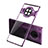 Coque Antichocs Rigide Transparente Crystal Etui Housse S02 pour Huawei Mate 30 Pro 5G Violet