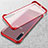 Coque Antichocs Rigide Transparente Crystal Etui Housse S02 pour Samsung Galaxy A70S Rouge