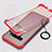 Coque Antichocs Rigide Transparente Crystal Etui Housse S02 pour Samsung Galaxy S10 Rouge