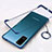 Coque Antichocs Rigide Transparente Crystal Etui Housse S03 pour Samsung Galaxy S20 Ultra 5G Bleu