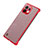 Coque Antichocs Rigide Transparente Crystal Etui Housse S04 pour Xiaomi Mi 11 Lite 5G NE Rouge