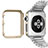 Coque Bumper Luxe Aluminum Metal C01 pour Apple iWatch 3 38mm Or Petit