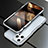 Coque Bumper Luxe Aluminum Metal Etui A01 pour Apple iPhone 14 Pro Max Argent