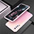 Coque Bumper Luxe Aluminum Metal Etui A01 pour Vivo X50 5G Rose