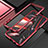 Coque Bumper Luxe Aluminum Metal Etui A01 pour Xiaomi Poco X2 Rouge