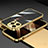 Coque Bumper Luxe Aluminum Metal Etui A02 pour Apple iPhone 14 Pro Max Or