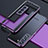 Coque Bumper Luxe Aluminum Metal Etui A02 pour Samsung Galaxy S21 5G Violet