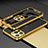 Coque Bumper Luxe Aluminum Metal Etui A03 pour Apple iPhone 13 Pro Max Or