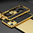 Coque Bumper Luxe Aluminum Metal Etui A03 pour Apple iPhone 15 Plus Or