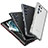 Coque Bumper Luxe Aluminum Metal Etui A03 pour Samsung Galaxy S22 Ultra 5G Petit