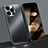 Coque Bumper Luxe Aluminum Metal Etui A05 pour Apple iPhone 14 Pro Noir