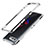 Coque Bumper Luxe Aluminum Metal Etui JZ1 pour Asus ROG Phone 5 Ultimate Argent