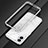 Coque Bumper Luxe Aluminum Metal Etui JZ1 pour Nothing Phone 2 Argent