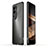 Coque Bumper Luxe Aluminum Metal Etui JZ1 pour Oppo Reno10 Pro+ Plus 5G Argent et Noir