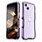 Coque Bumper Luxe Aluminum Metal Etui LF3 pour Apple iPhone 15 Plus Violet