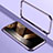 Coque Bumper Luxe Aluminum Metal Etui LK2 pour Apple iPhone 15 Plus Violet