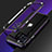 Coque Bumper Luxe Aluminum Metal Etui N01 pour Apple iPhone 12 Pro Max Violet