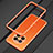 Coque Bumper Luxe Aluminum Metal Etui pour Huawei Mate 50 Orange