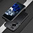 Coque Bumper Luxe Aluminum Metal Etui pour Huawei P60 Pro Noir