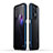 Coque Bumper Luxe Aluminum Metal Etui pour Oppo Reno9 Pro 5G Bleu et Noir