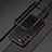 Coque Bumper Luxe Aluminum Metal Etui pour Samsung Galaxy S22 5G Violet