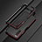 Coque Bumper Luxe Aluminum Metal Etui pour Sony Xperia 10 V Rouge et Noir