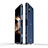 Coque Bumper Luxe Aluminum Metal Etui pour Sony Xperia 5 V Bleu