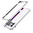 Coque Bumper Luxe Aluminum Metal Etui pour Vivo iQOO 9 5G Argent