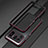 Coque Bumper Luxe Aluminum Metal Etui pour Xiaomi Mi 11 Ultra 5G Rouge et Noir