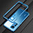 Coque Bumper Luxe Aluminum Metal Etui pour Xiaomi Mi 12T Pro 5G Bleu