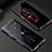 Coque Bumper Luxe Aluminum Metal Etui S01 pour Xiaomi Black Shark 4S Pro 5G Rouge et Noir