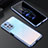 Coque Bumper Luxe Aluminum Metal Etui S01 pour Xiaomi Mi 11i 5G (2022) Argent et Bleu